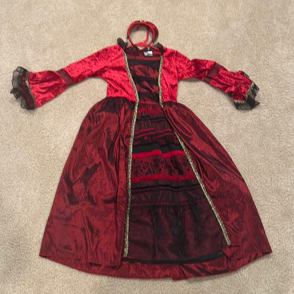 Victorian queen costume